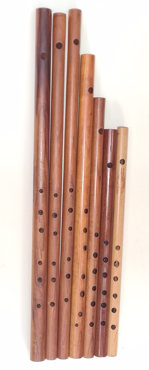 Querflöte aus Bambus & Holz